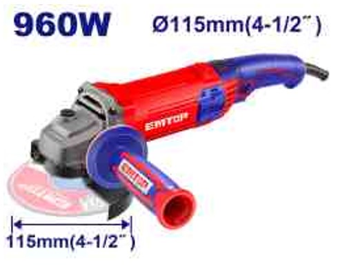 EAGR09683, Angle grinder - AC 220-240V, 12000rpm Professional AC Powered Power Tool with Multi-Function Capability